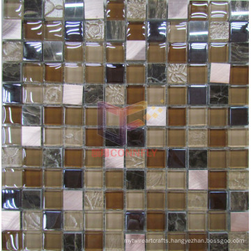 Aluminium, Marble and Crystal Mixed Mosaic (CS062)